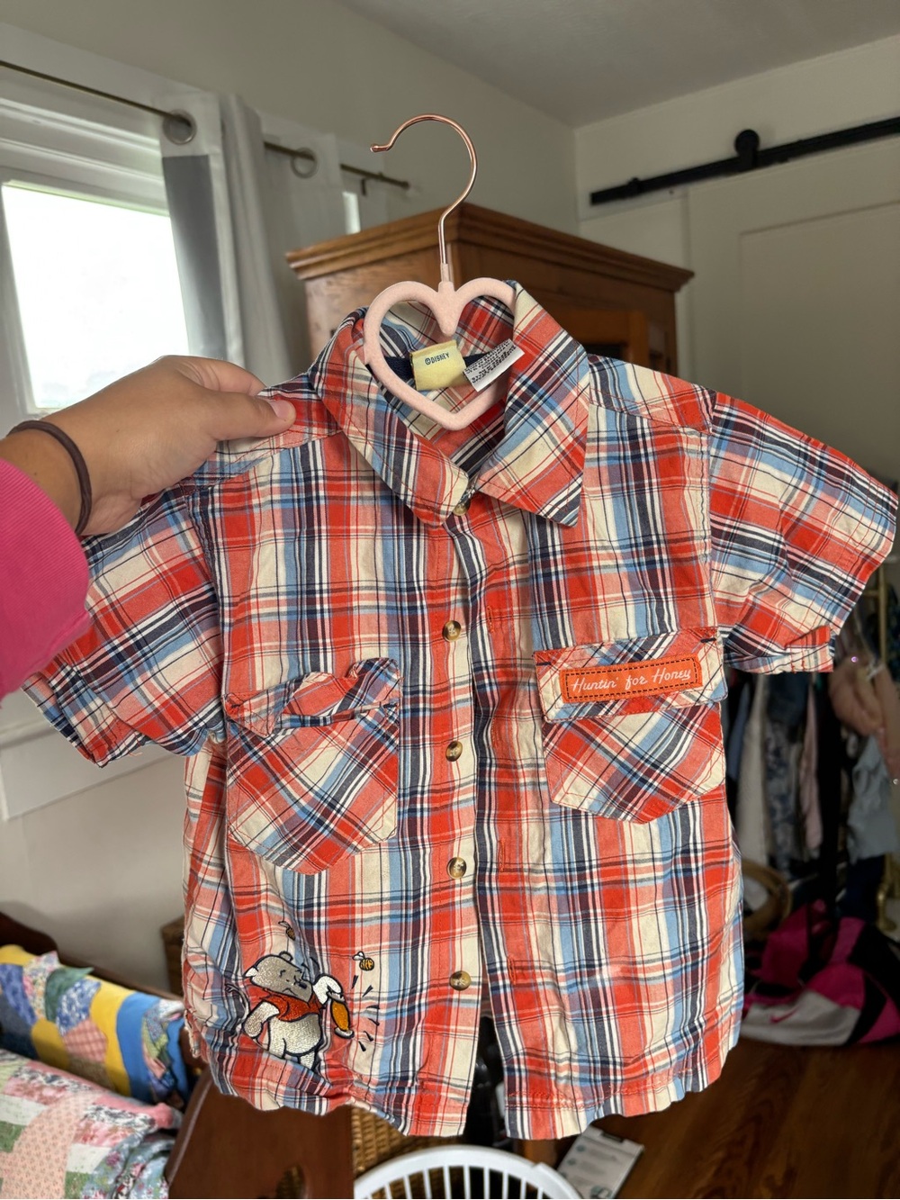 Vintage Winnie the Pooh boys button up top